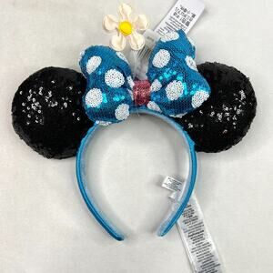 NWT Disney Parks Sequin Classic Minnie Ears